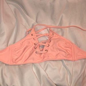 pink bathing suit top